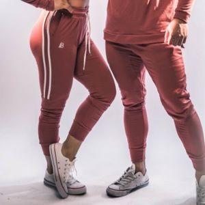 Sheer Absolute Joggers- Rosewood